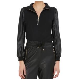 Generation Love Lola Mixed Media Sweatshirt size Small